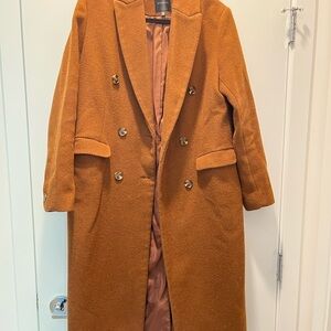 Double Breasted Wool Coat - size small